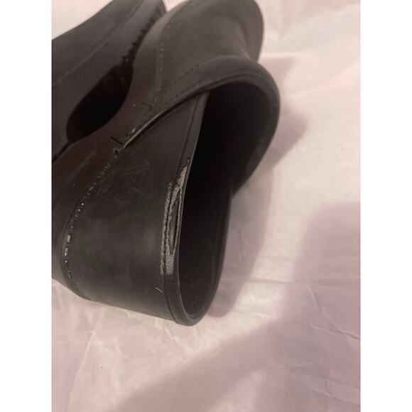 Dansko Waterproof Black Clog Womens 40 Size 10 Nursing Work Comfort Shoe - Picture 6 of 10